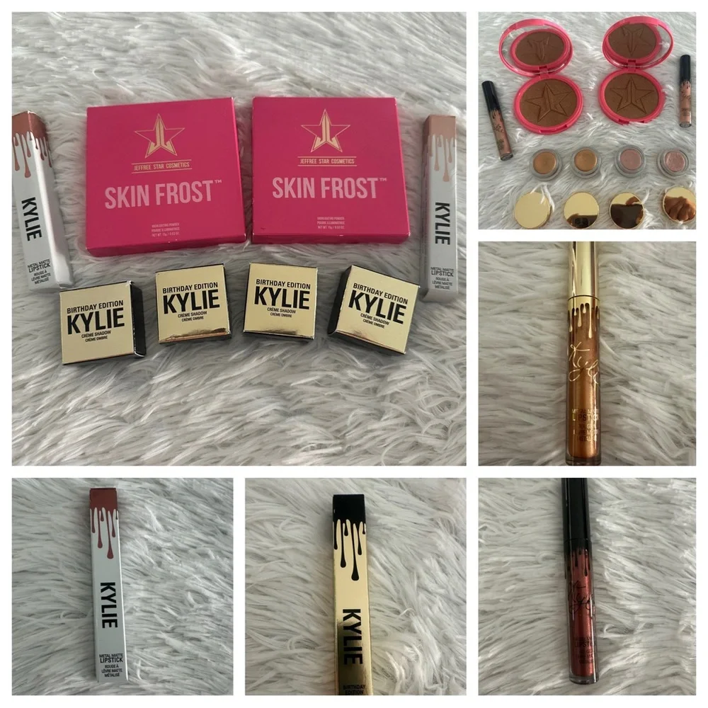 Jeffrey Star Skin Frost & Kylie Cosmetics Birthday Lipstick Bundle lot of 10 NIB
